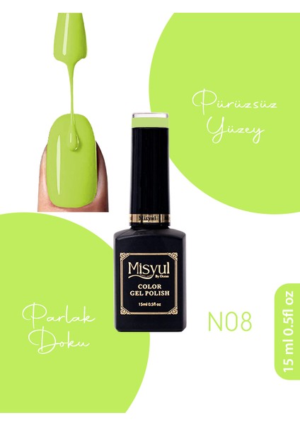 Kalıcı Oje, Uv LED Kalıcı Oje Nail Art 15ML