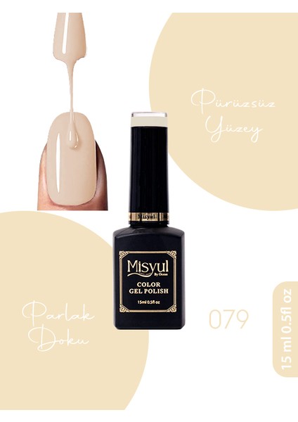 Kalıcı Oje, Uv LED Kalıcı Oje Nail Art 15ML