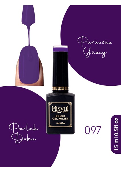 Kalıcı Oje, Uv LED Kalıcı Oje Nail Art 15ML