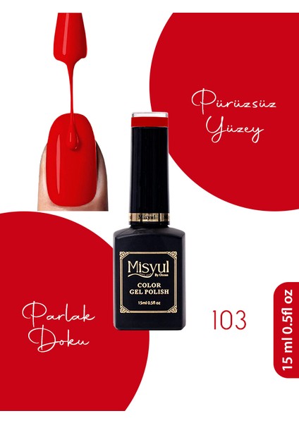 Kalıcı Oje, Uv LED Kalıcı Oje Nail Art 15ML