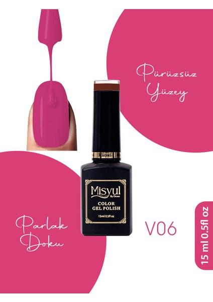 Kalıcı Oje, Uv LED Kalıcı Oje Nail Art 15ML