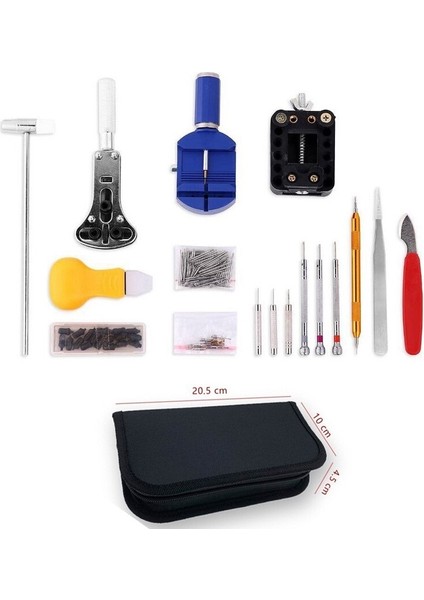 Saat Aletleri 147 Parçalı Kit Kayış Çıkarma ve Kapak Açma Kiti Saat Tamir Seti (Yurt Dışından)