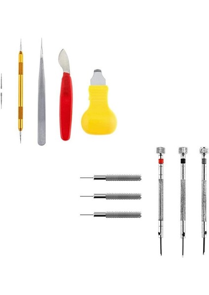 Saat Aletleri 147 Parçalı Kit Kayış Çıkarma ve Kapak Açma Kiti Saat Tamir Seti (Yurt Dışından)
