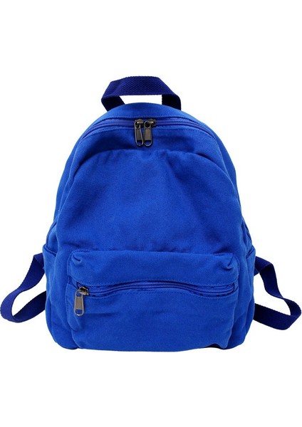 Düz Renk Vintage Kanvas Kadın Sırt Çantası (Yurt Dışından)