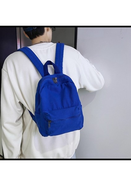 Düz Renk Vintage Kanvas Kadın Sırt Çantası (Yurt Dışından) fiyatları