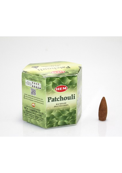 Hem Patchouli Backflow Cones Tütsü