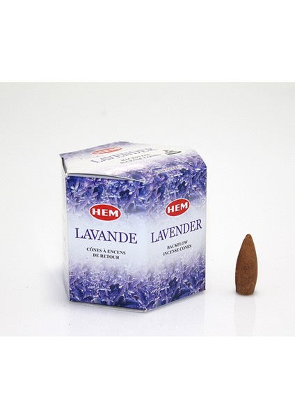 Hem Lavender Backflow Cones Tütsü