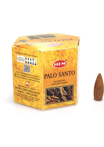 Hem Palo Santo Backflow Cones Tütsü