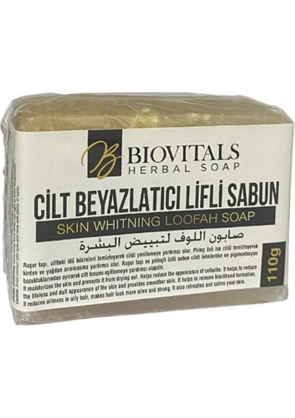 Bio Vitals Cilt Beyazlatıcı Lifli Sabun 110GR
