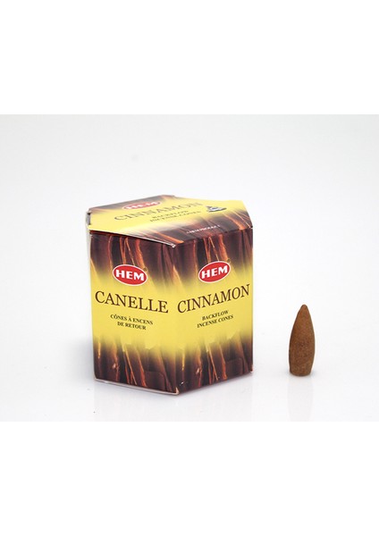 Hem Cinnamon Backflow Cones Tütsü