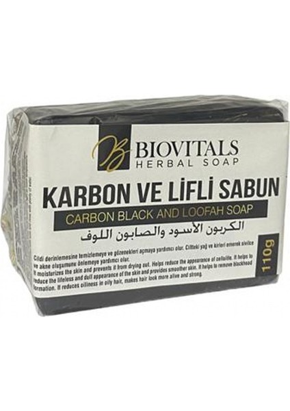 Bio Vitals Karbon ve Lifli Sabun 110GR