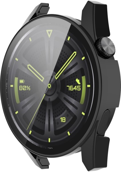 2 Arada Saat Kasası Sert Pc Çerçevesi + Huawei Için Temperli Cam Ekran Koruyucusu Gt ​​3 46MM (Yurt Dışından) fiyatları