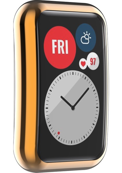 Elektrokürleştirilmiş Tpu Kapak Huawei Watch Fit Tia B09 Için Çok Yönlü Koruyucu Kasa (Yurt Dışından) fiyatları