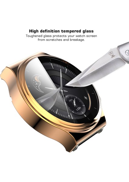 Huawei Watch Gt 2 Pro/klasik/sport Için Temperli Cam Ekran Koruyucu Elektroklokal Tpu Çerçeve Kılıfı (Yurt Dışından) fırsatları