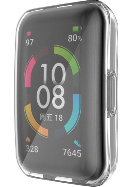 Huawei Band 6/band 6 Pro/band 7/honor 6 Damla Geçirmez Elektraplatma Saat Kılıfı (Yurt Dışından) modelleri