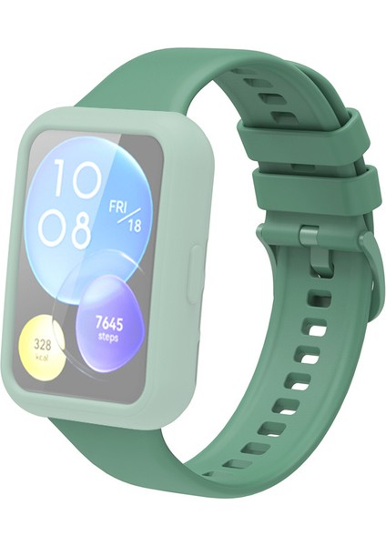 Huawei Izle Için 2 Akıllı Saat Silikon Kılıf Anti Çizelge Koruyucu Çerçeve (Yurt Dışından)