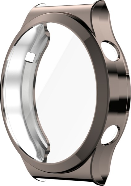 Temperlenmiş Cam Ekran Koruyucusu Elektrokürlü Tpu Çerçeve Kılıfı Huawei Watch Gt 2 Pro/klasik/spor Titanyum Si (Yurt Dışından)