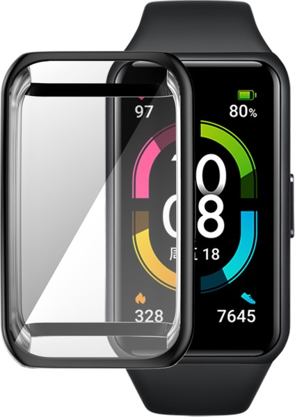 Huawei Band 6/band 6 Pro/band 7/honor 6 Için 6 Anti Fall Anti Fall Şok Geçirmez Elektraplama Saat Kılıfı (Yurt Dışından) fiyatları