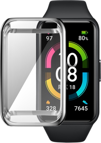 Huawei Band 6/band 6 Pro/band 7/honor 6 Için 6 Fall Anti Fall Şok Geçirmez Elektraplatma Saat Kılıfı (Yurt Dışından) fiyatları