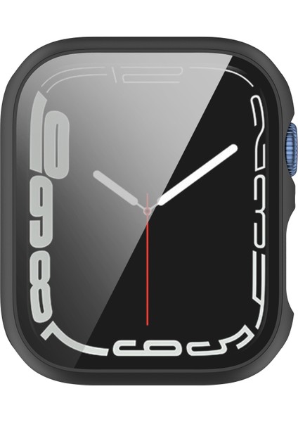 Apple Watch Serisi 7 /8 41MM 2'si 1 Arada Çizilmeye Dayanıklı Sert Pc Kılıfı Temperli Cam Ekran Koruyucu (Yurt Dışından) fırsatları
