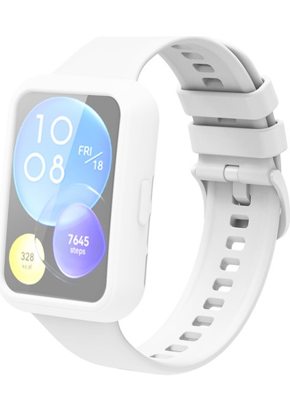 Huawei Izle Için Fit 2 Akıllı Izleme Silikon Kılıf Anti Çizelge Koruyucu Çerçeve (Yurt Dışından)