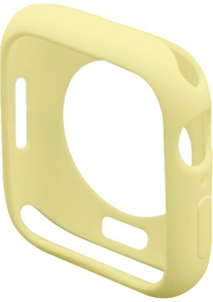 Apple Watch Serisi 7/8 41MM Şeker Renk Yumuşak Tpu Akıllı Saat Kılıf Çerçevesi Kapak Koruyucusu Sarı (Yurt Dışından) modelleri