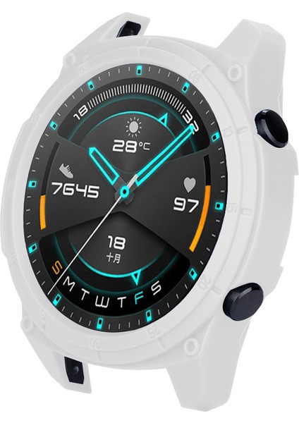 Tek Renkli Tpu Kapak Spor Tarzı Koruyucu Saat Kılıfı Huawei Watch Gt 2 46MM (Yurt Dışından) fırsatları