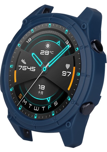 Tek Renkli Tpu Kapak Spor Tarzı Koruyucu Saat Kılıfı Huawei Watch Gt 2 46MM (Yurt Dışından) fırsatları