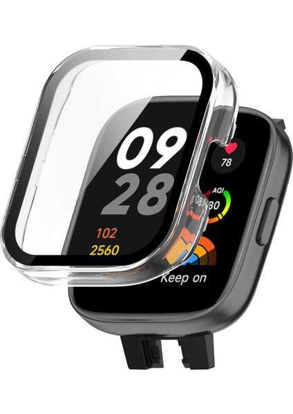 Xiaomi Redmi Için Temperli Cam Ekran Koruyucu ile 3 Pc Koruyucu Kılıf Izle Akıllı Saat Anti Fall Kapak (Yurt Dışından)