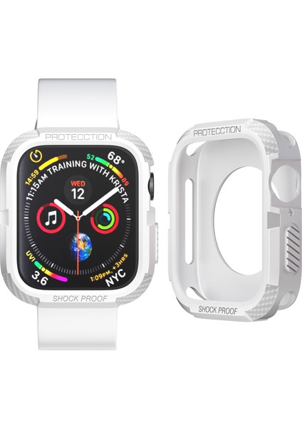Apple Watch Serisi 7/8 41MM / Seri 6/5/4 / Se / Se (2022) 40MM Şok Geçirmez Yumuşak Tpu Akıllı Saat Kasası Kapağı (Yurt Dışından)