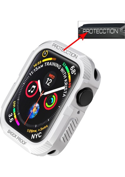 Apple Watch Serisi 7/8 41MM / Seri 6/5/4 / Se / Se (2022) 40MM Şok Geçirmez Yumuşak Tpu Akıllı Saat Kasası Kapağı (Yurt Dışından)