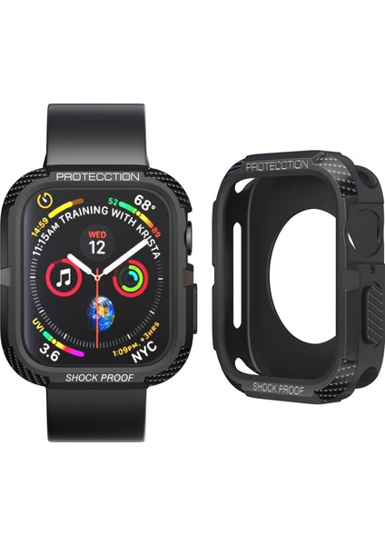 Apple Watch Serisi 7/8 41MM / Seri 6/5/4 / Se / Se (2022) 40MM Şok Geçirmez Yumuşak Tpu Akıllı Saat Kasası Kapağı (Yurt Dışından)