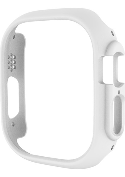 Apple Watch Için Ultra 49MM Kauçuk Sert Pc Kılıfı Önlem Anti Çizelge Karşı Çerçeve Kapağı Temperli Cam Film (Yurt Dışından) fiyatları