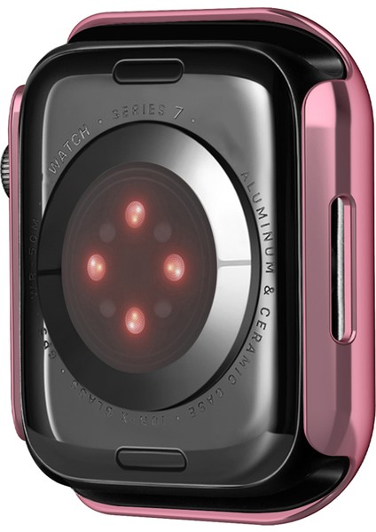 Apple Watch Serisi 7 45MM / Seri 8 45MM, Tüpyalı Cam Ekran Koruyucu ile Iyi Korunmuş Elektraplama Izleme Kapağı Için Pc Saat Kılıfı (Yurt Dışından) indirimleri