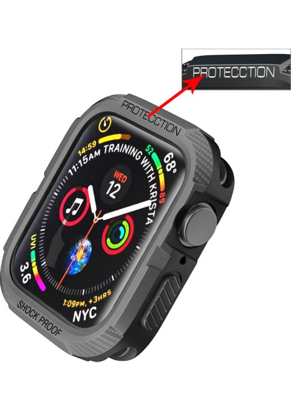 Apple Watch Serisi 7/8 41MM / Seri 6/5/4 / Se / Se (2022) 40MM Şok Geçirmez Yumuşak Tpu Akıllı Saat Kasası Kapağı (Yurt Dışından) indirimleri