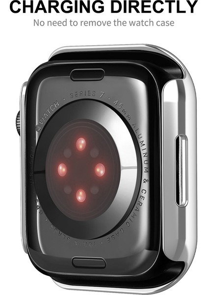Enkay Hat Prens Elektrapan Pc Anti Drop Anti Drop Akıllı Izleme Koruyucu Kılıf, Apple Watch Serisi 7 /8 41MM Için 9h Temperli Cam Ekran Koruyucu (Yurt Dışından) modelleri
