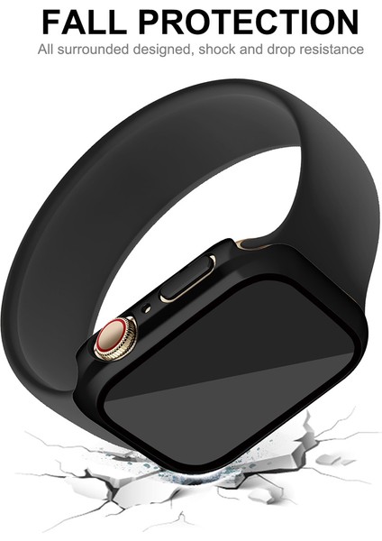 Enkay Şapka Prens Elektrokaplatma Pc Anti Drop Anti Drop Akıllı Izleme Koruyucu Kılıf, Apple Watch Serisi 7 /8 41MM Için 9h Temperli Cam Ekran Koruyucu (Yurt Dışından) indirimleri