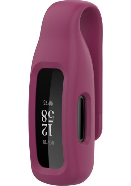 Fitbit Inspire 3 / Inspire 2 / Ace 3 Silikon Klip Tutucu Koruyucu Kılıf Anti Drop Fitness Tracker Kapağı Şarap Sı (Yurt Dışından)