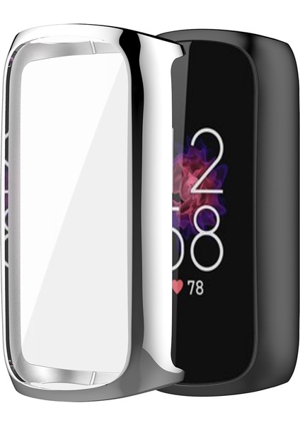 Fitbit Luxe Için Electleplate Tpu Saat Çerçevesi Kılıf Koruyucusu (Yurt Dışından)