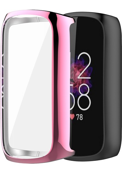 Fitbit Luxe Için Electleplate Tpu Saat Çerçevesi Kılıf Koruyucusu (Yurt Dışından)
