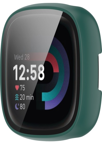 Fitbit Versa 4 / Sense 2 Için Drop Önleme Saat Kılıfı, Temperlenmiş Cam Ekran Koruyucu ile Sabit Pc Tam Koruma Kapağı (Yurt Dışından) fırsatları