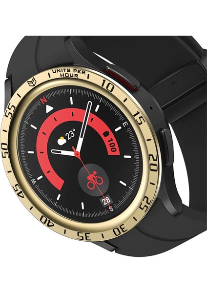 Samsung Galaxy Için Watch 5 Pro 45MM Metal Izleme Kılıfı Kapak Hızlı Bırakma Spor Izleme Vaka Koruyucusu Arama Plakalı (Yurt Dışından) modelleri