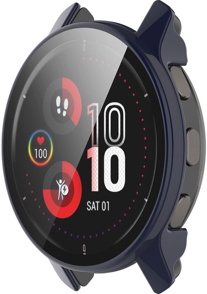 Garmin Venu2 Için Plus Dayanıklı Sert Pc Izleme Kapağı Kılıfı Dahili Temperli Cam Ekran Koruyucu (Yurt Dışından)