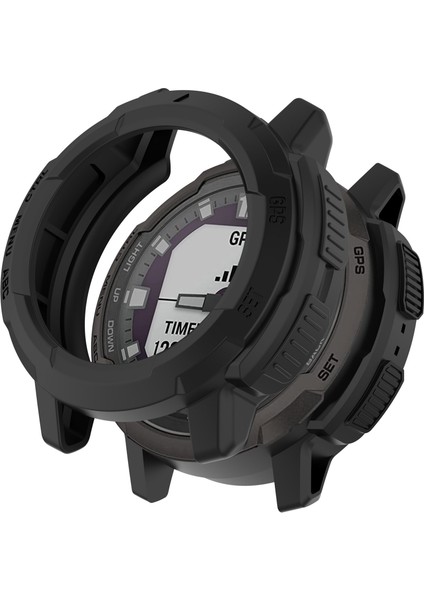 Garmin Instinct Crossover Için Yumuşak Tpu Izle Kılıfı Hollow Shockproof Tampon Çerçevesi Kapak (Yurt Dışından)
