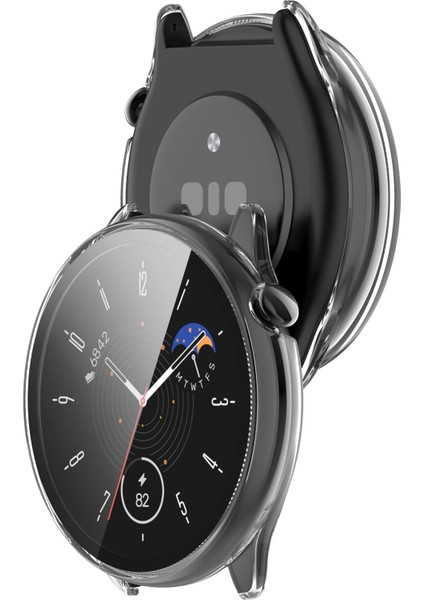 Huami Amazfit Gtr Mini (A2174) Entegre Temperli Cam Ekran Koruyucu ile Pc Izleme Kılıfı (Yurt Dışından)