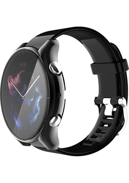 Huami Amazfit Gtr 3/gtr 3 Pro Yumuşak Tpu Çizgiye Karşı Koşu Kılıfı Tam Kapsam Koruyucu Kapak (Yurt Dışından)