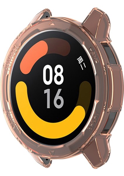 Xiaomi Için S1 Active/watch Color 2 Fall Anti Fall Saat Kılıfı Tpu Kapak Koruyucusu Portakal (Yurt Dışından)