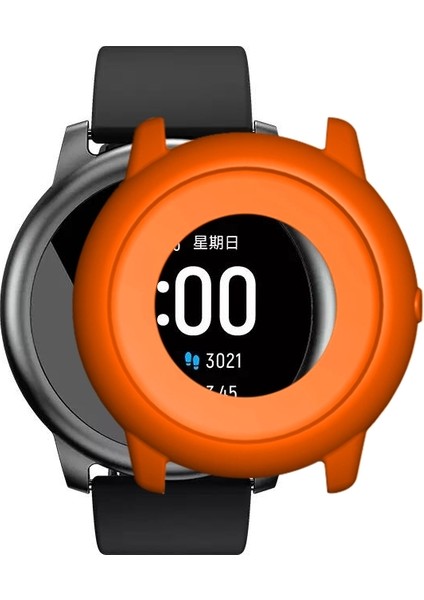 Silikon Kapak Xiaomi Haylou Solar LS05 Için Smart Saat Koruyucu Kılıf Turuncu (Yurt Dışından) fırsatları