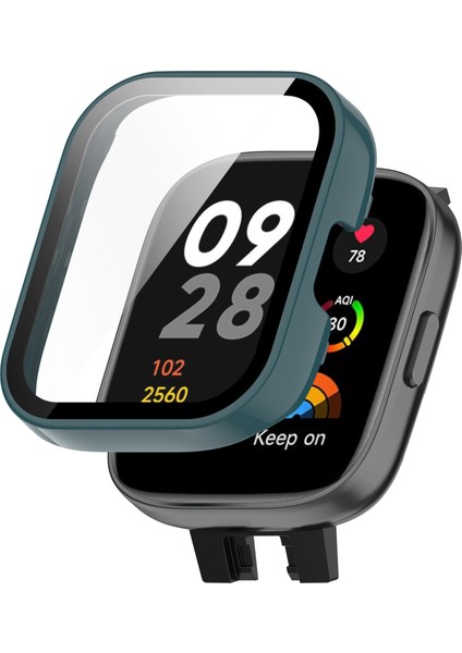 Xiaomi Redmi Için Temperli Cam Ekran Koruyucu ile 3 Pc Koruyucu Kılıf Izle Akıllı Saat Anti Fall Kapak (Yurt Dışından)