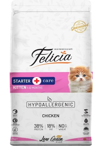 Tavuklu Düşük Tahıllı Yavru Kedi Maması 2 kg